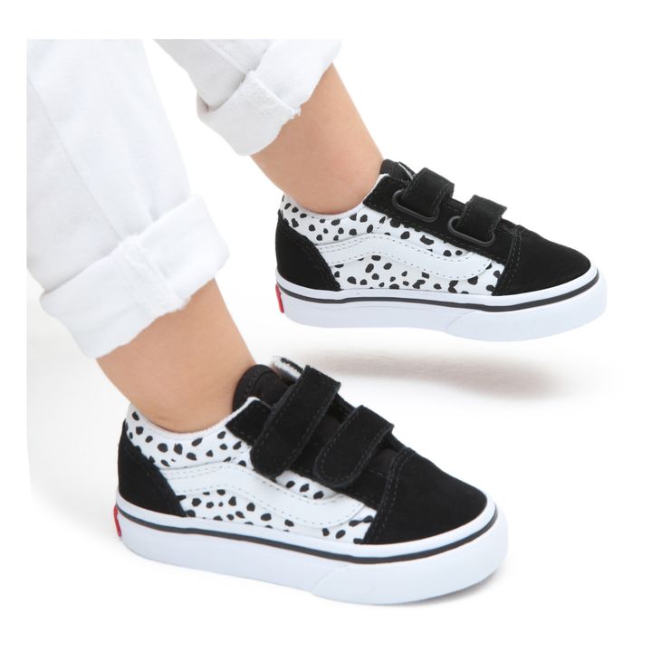 Old Skool Dalmatian Velcro Sneakers Negro- Imagen del producto n°1