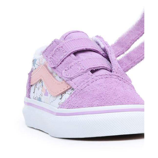 Old Skool Unicorn Velcro Sneakers Violett