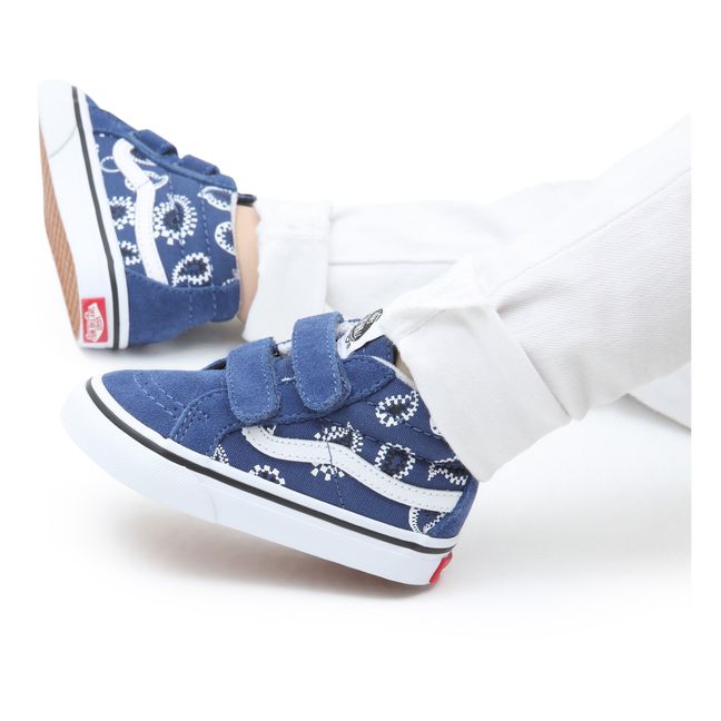 SK8-Mid Reissue Bandana Print Sneakers Blue
