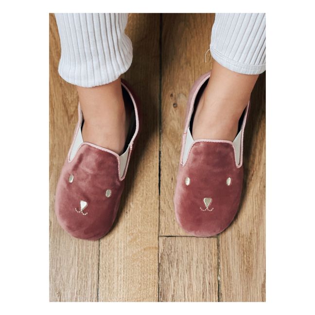 Chaussons Noa Ours | Rose