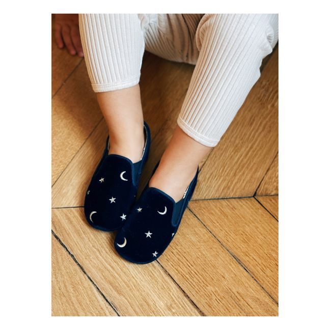 Chaussons Noa Clair de Lune | Bleu marine