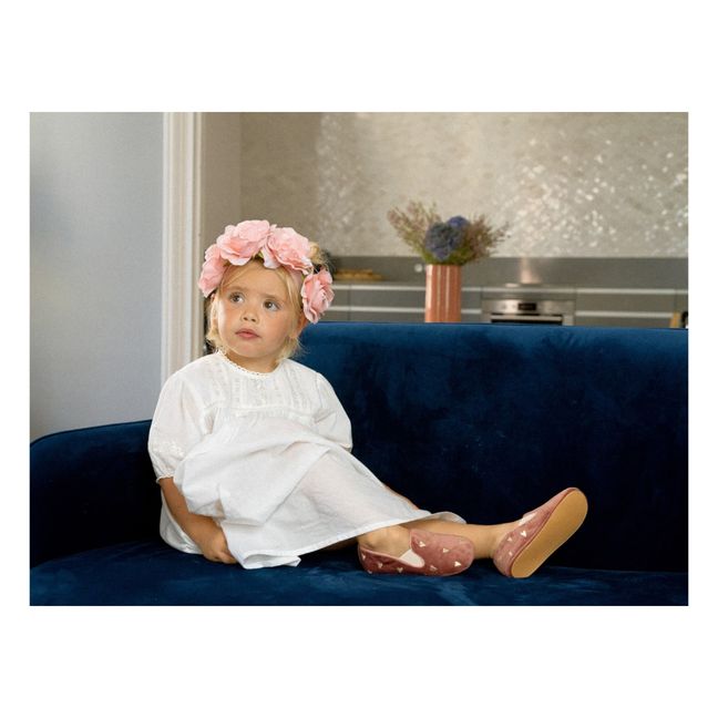Hausschuhe Noa Herzen | Rosa