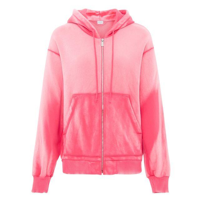 Brooklyn Zip-Up Sweatshirt Pink