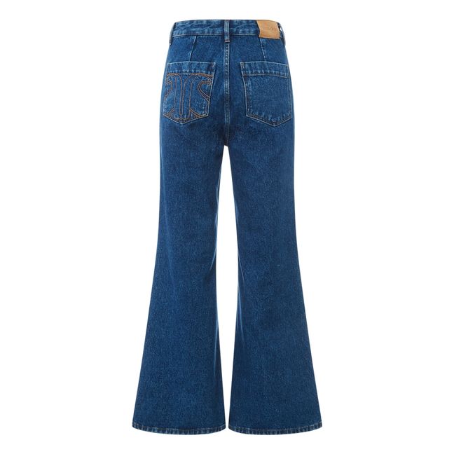 Jean Flare Coton Bio - Patty | Bleu jean