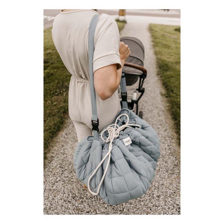 Play and Go Play Mat/Storage Bag Blue Smallable