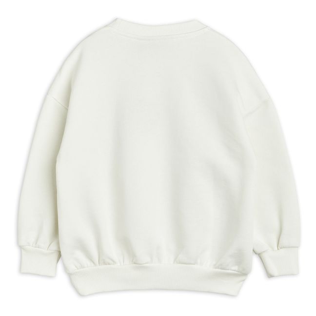 Organic Cotton Present Sweatshirt Bianco