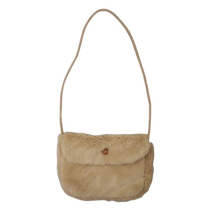 Faux Fur Bag | Beige- Product image n°0