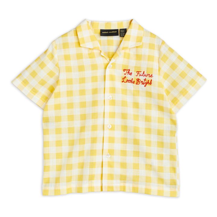 Organic Cotton Gingham Shirt Gelb- Produktbild Nr. 0