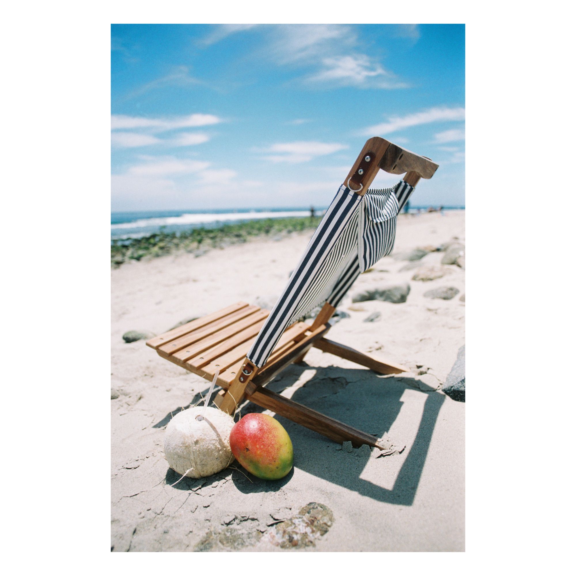 Navy discount beach chair