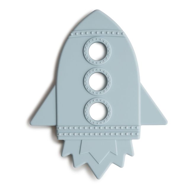 Silicone Rocket Teething Toy | Blue
