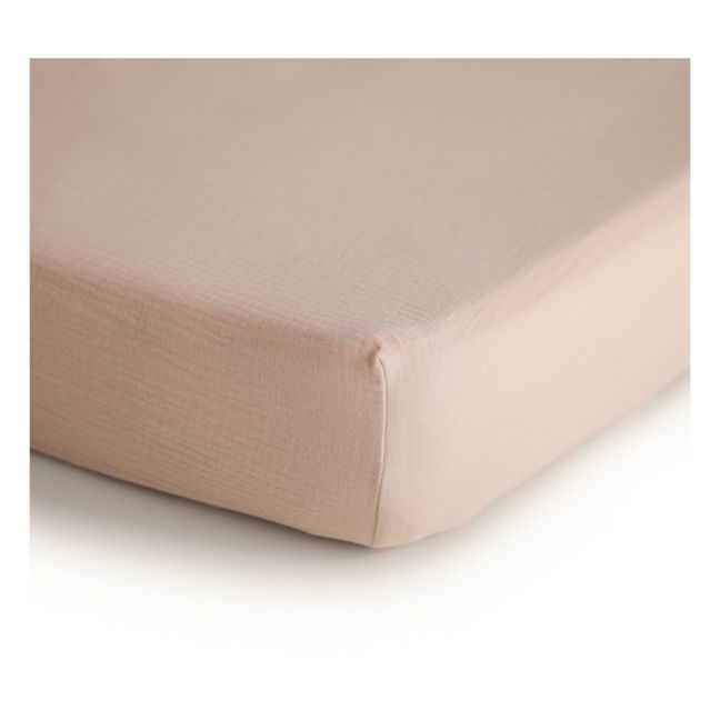 Lenzuolo con angoli in cotone | Blush