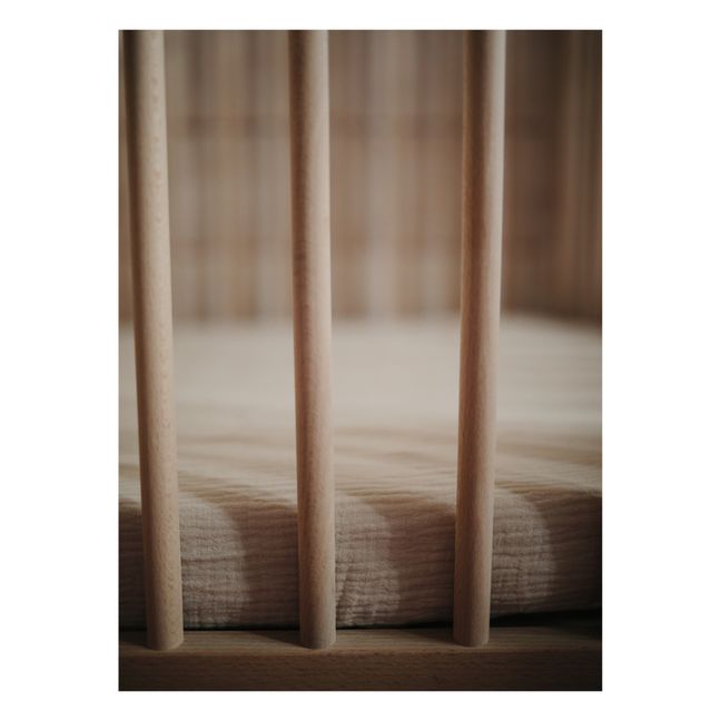 Drap-housse en coton | Gris