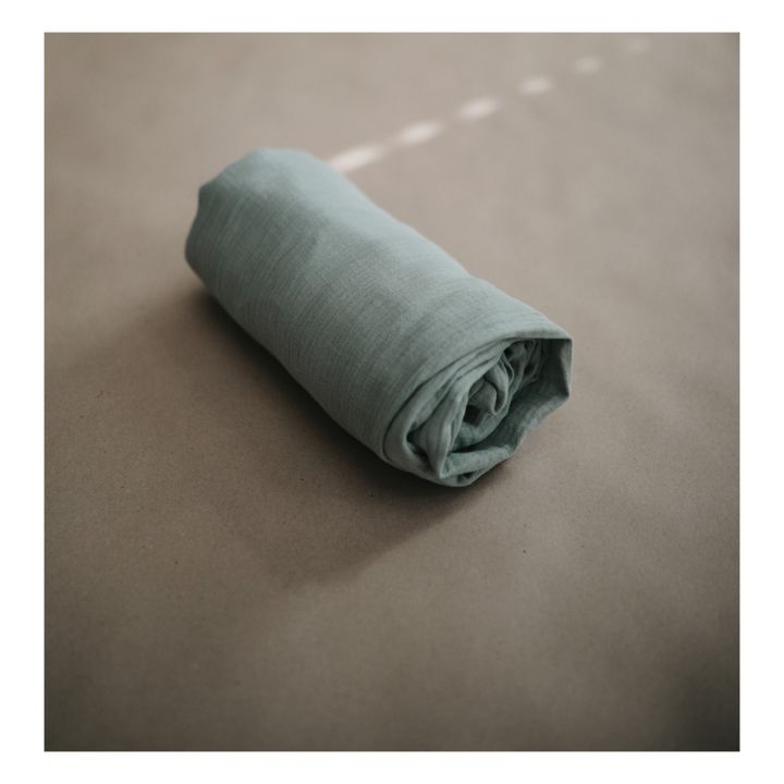 Cotton Fitted Sheet Grün- Produktbild Nr. 4