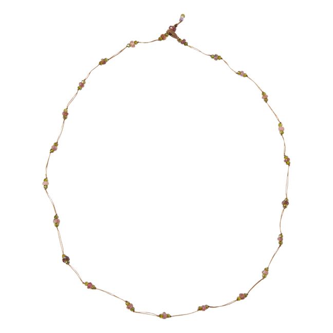 Loopy Sparkly Tourmaline Bracelet/Necklace Tabaco