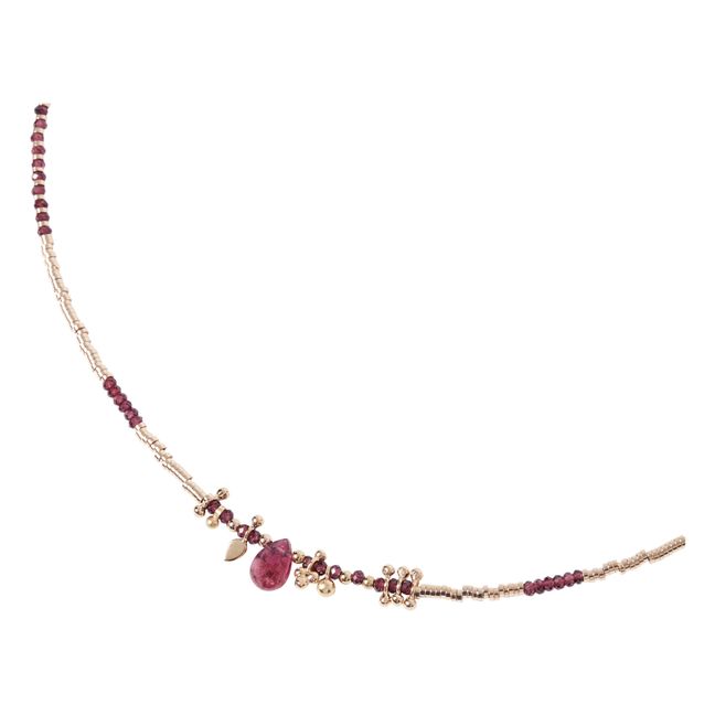 Collier Romane V2 XL Grenat | Rouge