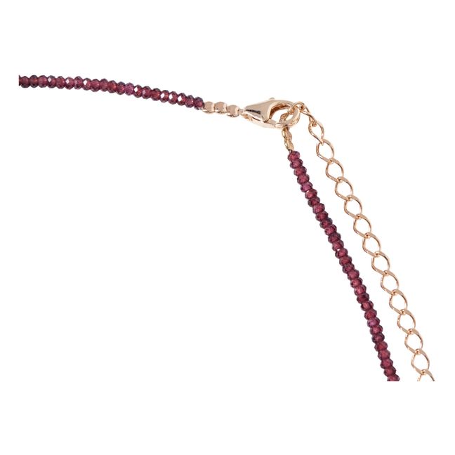 Romane V2 XL Garnet Necklace | Rot