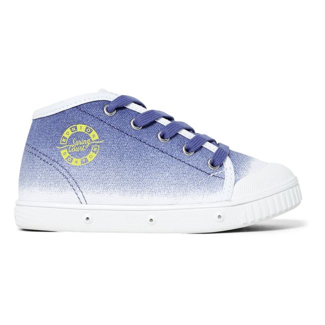 Lace-Up Sneakers - Spring Court x Bonton Exclusive - Blau