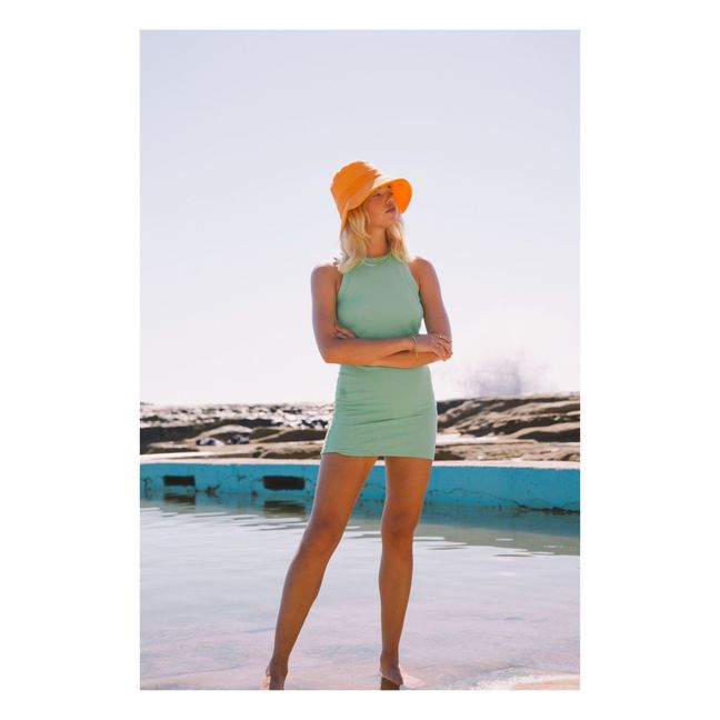 Terry Cloth Bucket Hat | Orange