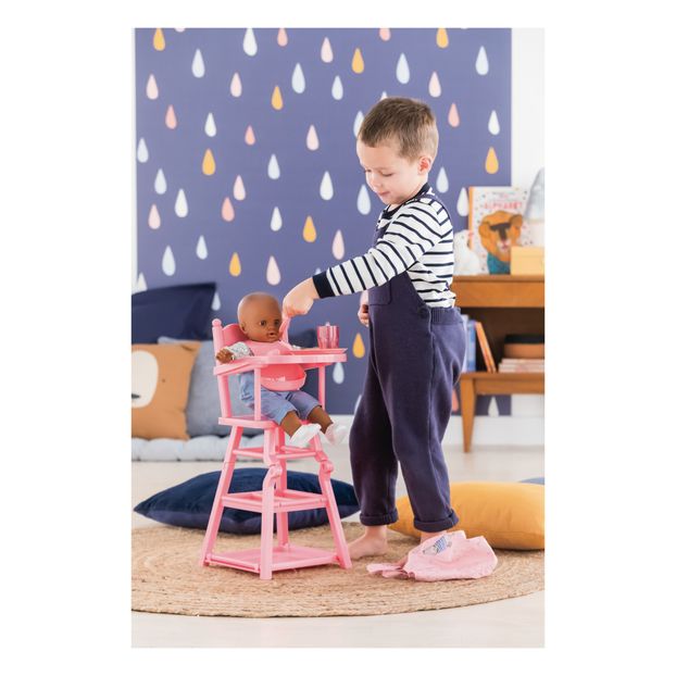 wooden dolls high chair asda