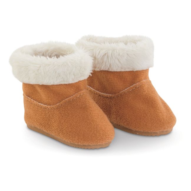 Corolle Doll Fur-Lined Boots | Caramel