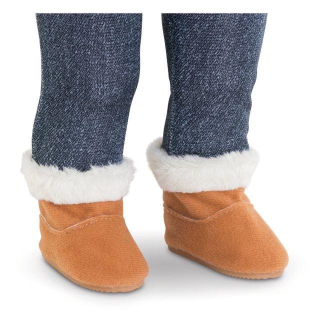 Corolle Doll Fur-Lined Boots | Caramel