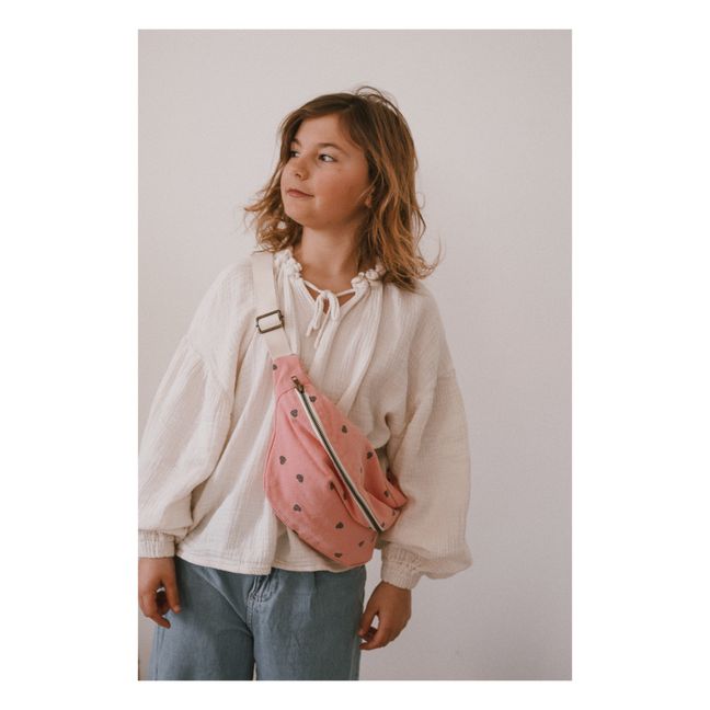 Sac banane Cœurs | Rose