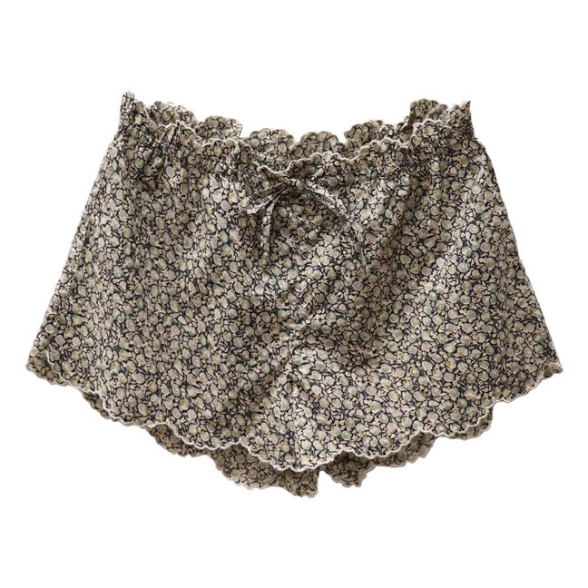 Pantaloncini Lucia, ricamati, in cotone