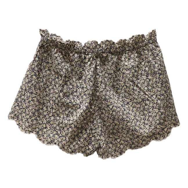 Short brodé en coton Lucia