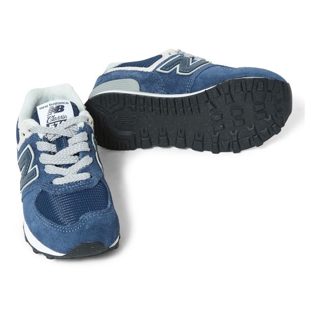 Sneakers 574, con lacci  | Blu marino