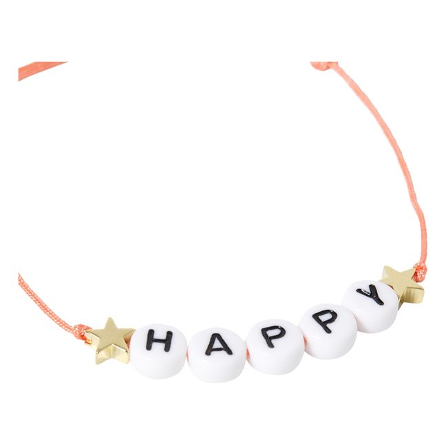 Bracelet Happy - Collection Enfant - Corail