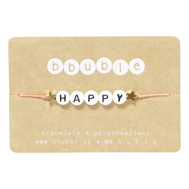 Bracelet Happy - Collection Enfant  | Corail