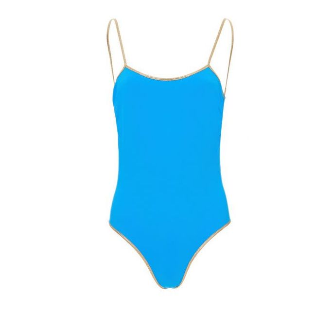 Maillot Une Pièce Réversible Bridgehampton | Bleu turquoise