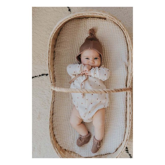 Babyschuhe Strick aus Bio-Baumwolle | Karamel