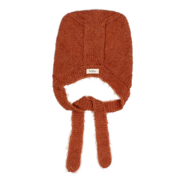 Babymütze Boho | Rostfarben