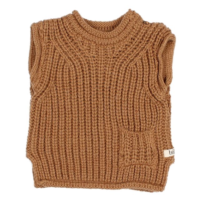Pull Sans Manches Camel