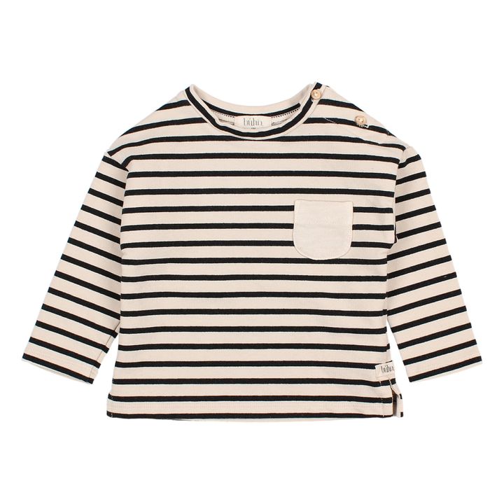 Sailor Striped T-shirt | Ecru- Product image n°0