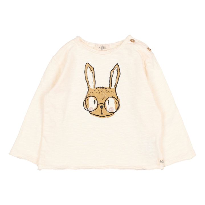 Camiseta Algodón orgánico Bunny | Crudo- Imagen del producto n°0
