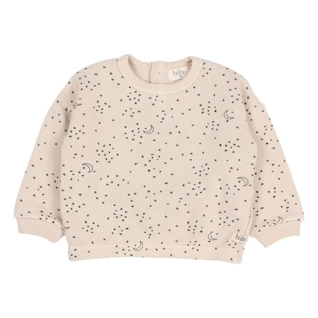 Cotton Star Sweatshirt Seidenfarben