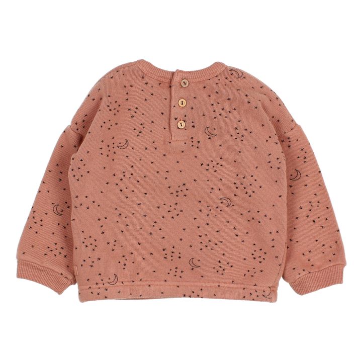 Organic Cotton Star Sweatshirt Dusty Pink- Product image n°1