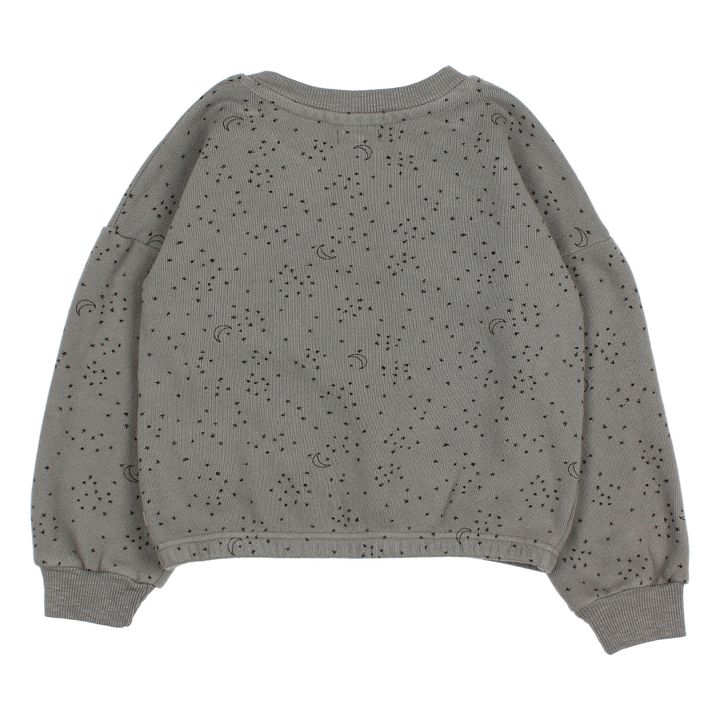 Organic Cotton Star Sweatshirt Grey- Product image n°1