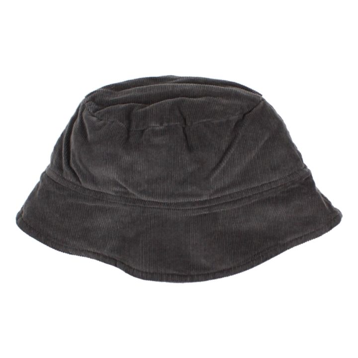 Romance Corduroy Hat | Charcoal grey- Product image n°0