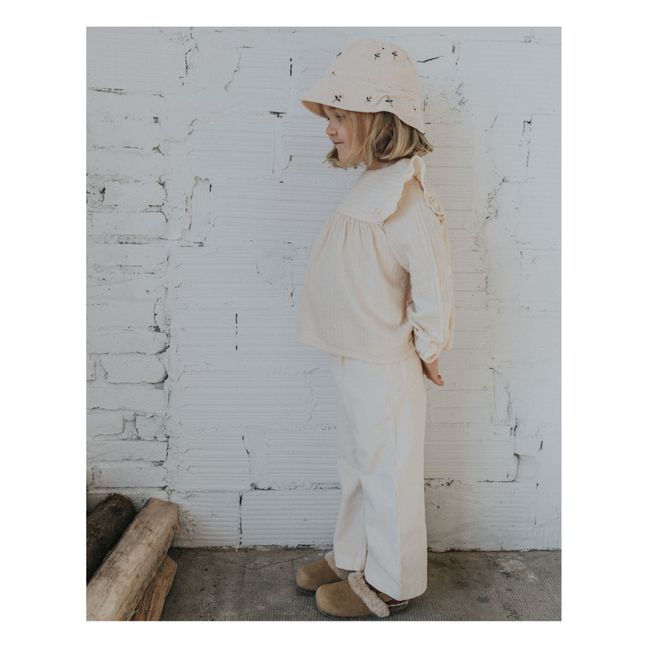 Corduroy Trousers | Ecru