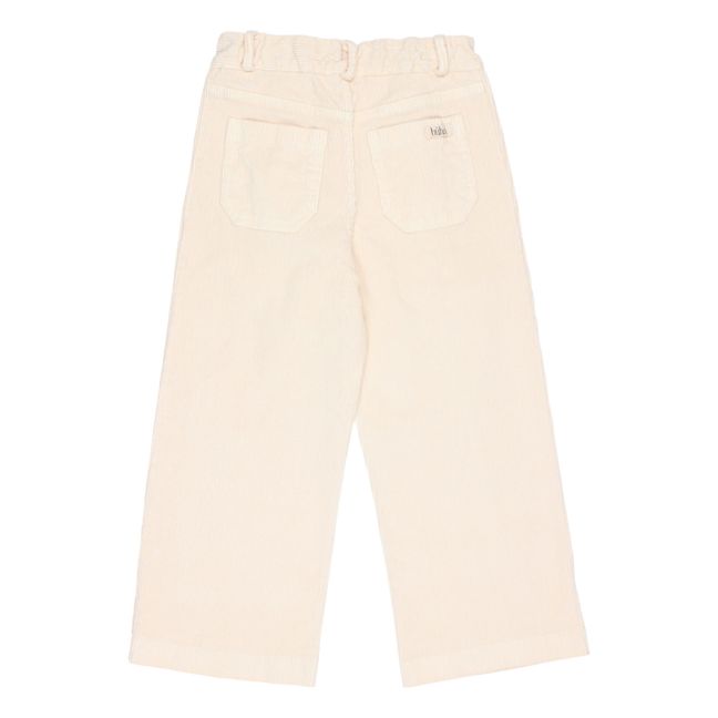 Corduroy Trousers | Ecru