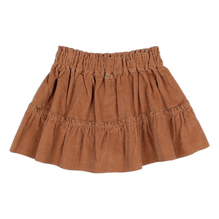 Romance Corduroy Skirt Caramel- Product image n°1
