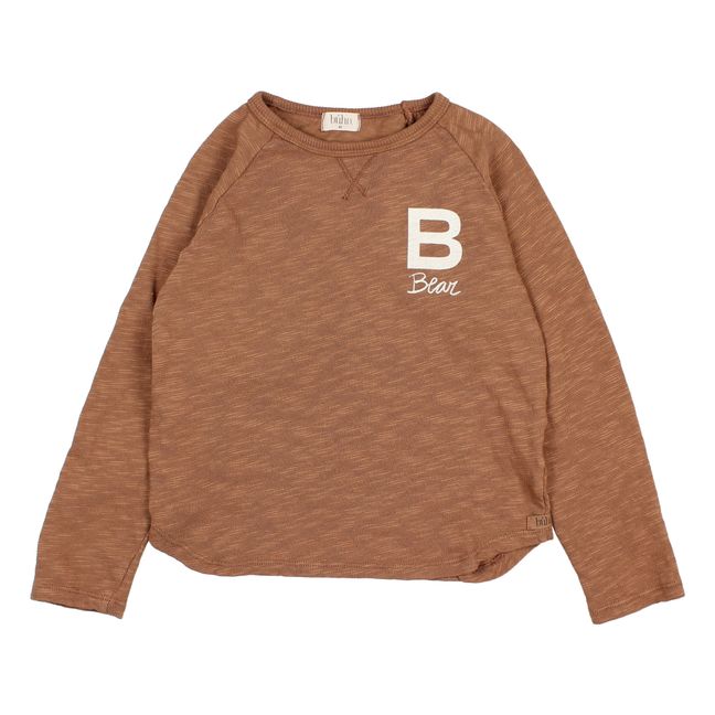T-Shirt Coton Bio Bear | Camel