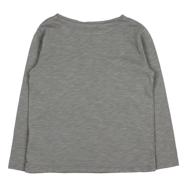 Organic Cotton Pocket T-shirt Grey