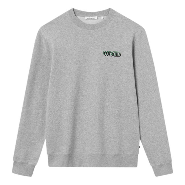 Hugh Organic Cotton Sweatshirt | Light grey
