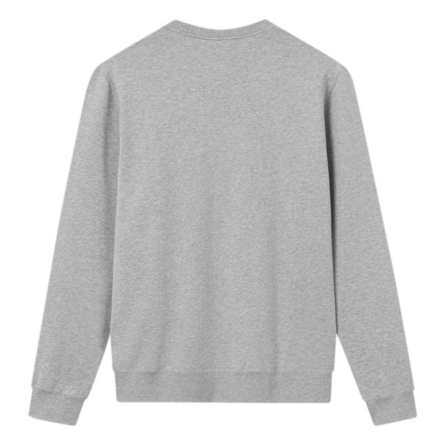 Hugh Organic Cotton Sweatshirt | Gris Claro