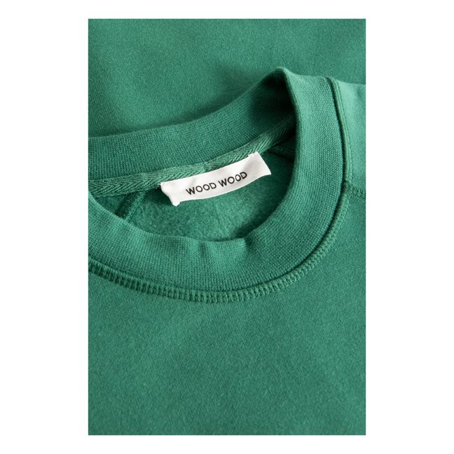 Felpa Hester in cotone biologico | Verde scuro