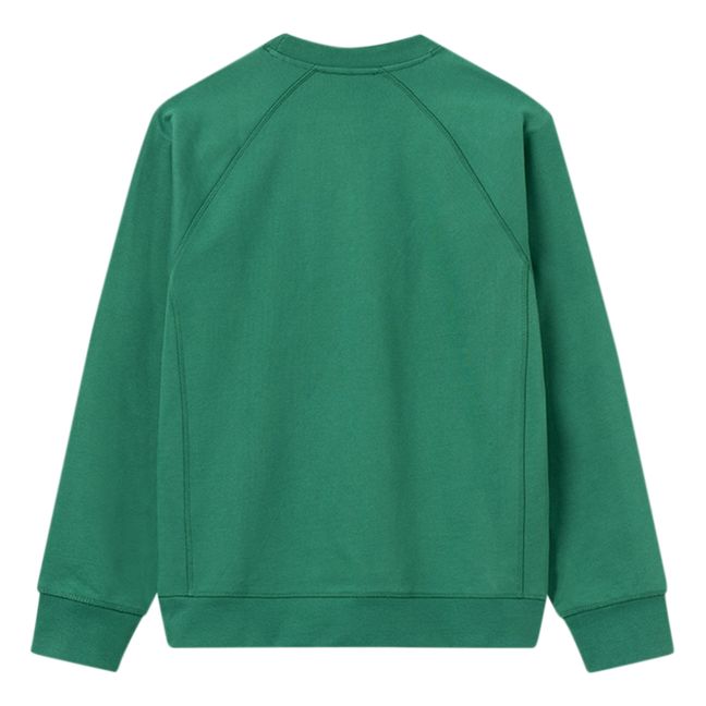 Felpa Hester in cotone biologico | Verde scuro